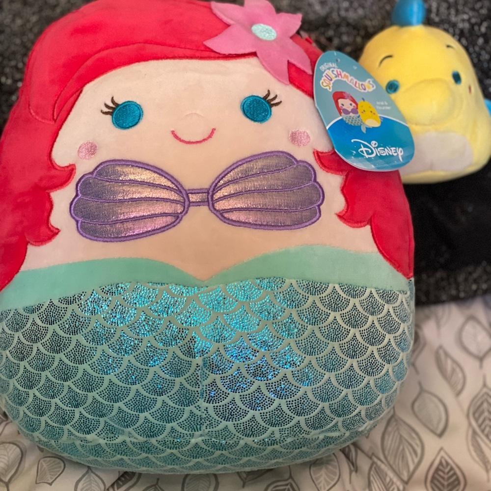 Ariel and Flounder Squishmellow